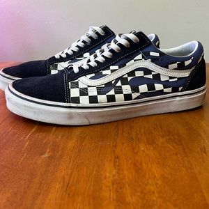 Checker Flame Vans